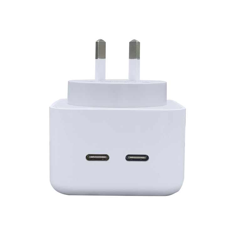 SDC-40W デュアルPD USB-C / Type-C 充電器 iPhone / iPadシリーズ用、AUプラグ