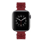 スノーフレークシリコンウォッチバンド Apple Watchシリーズ用, 7 41mm / 6&SE&5&4 40mm / 3&2&1 38mm, 7 45mm / 6&SE&5&4 44mm / 3&2&1 42mm