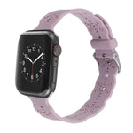 スノーフレークシリコンウォッチバンド Apple Watchシリーズ用, 7 41mm / 6&SE&5&4 40mm / 3&2&1 38mm, 7 45mm / 6&SE&5&4 44mm / 3&2&1 42mm