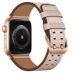 ダブルバックルレザーワッチバンド Apple Watchシリーズ用, 7 41mm / 6&SE&5&4 40mm / 3&2&1 38mm, 7 45mm / 6&SE&5&4 44mm / 3&2&1 42mm
