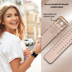 ダブルバックルレザーワッチバンド Apple Watchシリーズ用, 7 41mm / 6&SE&5&4 40mm / 3&2&1 38mm, 7 45mm / 6&SE&5&4 44mm / 3&2&1 42mm