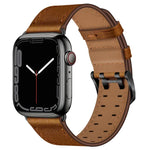 ダブルバックルレザーワッチバンド Apple Watchシリーズ用, 7 41mm / 6&SE&5&4 40mm / 3&2&1 38mm, 7 45mm / 6&SE&5&4 44mm / 3&2&1 42mm