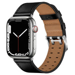 ダブルバックルレザーワッチバンド Apple Watchシリーズ用, 7 41mm / 6&SE&5&4 40mm / 3&2&1 38mm, 7 45mm / 6&SE&5&4 44mm / 3&2&1 42mm