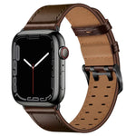 ダブルバックルレザーワッチバンド Apple Watchシリーズ用, 7 41mm / 6&SE&5&4 40mm / 3&2&1 38mm, 7 45mm / 6&SE&5&4 44mm / 3&2&1 42mm