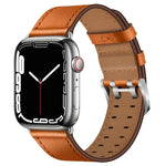 ダブルバックルレザーワッチバンド Apple Watchシリーズ用, 7 41mm / 6&SE&5&4 40mm / 3&2&1 38mm, 7 45mm / 6&SE&5&4 44mm / 3&2&1 42mm