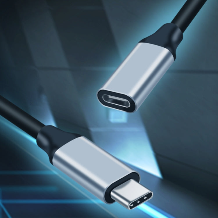 10Gbps USB-C / Type-C オス-メス充電データ転送延長ケーブル、25cm、50cm、1m、2m