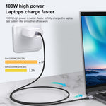 10Gbps USB-C / Type-C オス-メス充電データ転送延長ケーブル、25cm、50cm、1m、2m