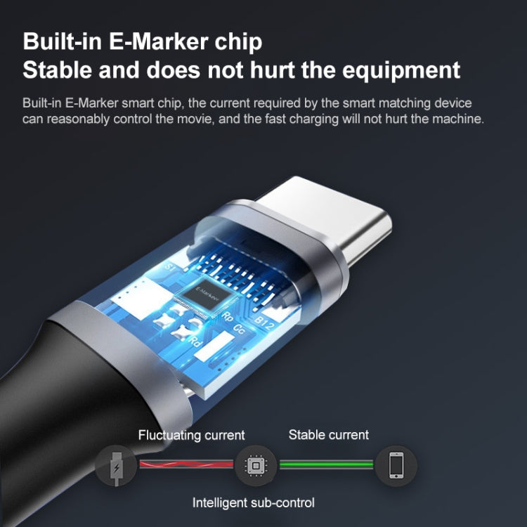 10Gbps USB-C / Type-C オス-メス充電データ転送延長ケーブル、25cm、50cm、1m、2m