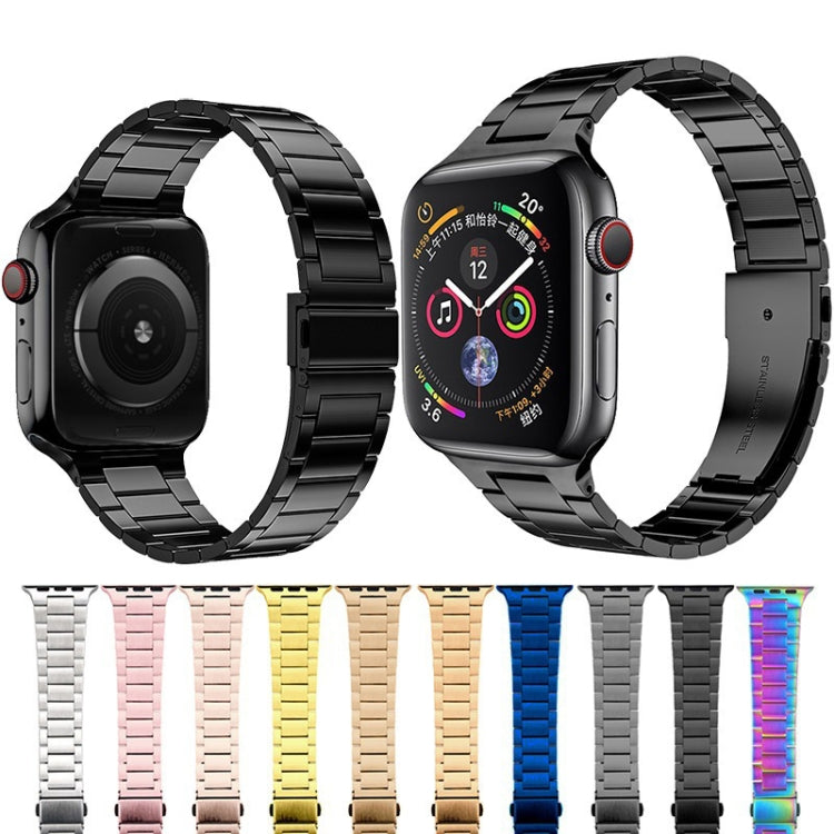 スモールウエストステンレススチールウォッチバンド Apple Watchシリーズ用, 7 41mm / 6&SE&5&4 40mm / 3&2&1 38mm, 7 45mm / 6&SE&5&4 44mm / 3&2&1 42mm