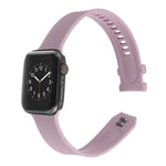 スクエアバックルシリコンウォッチバンド Apple Watchシリーズ用, 7 41mm / 6&SE&5&4 40mm / 3&2&1 38mm, 7 45mm / 6&SE&5&4 44mm / 3&2&1 42mm