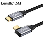 10Gbps USB-C / Type-C オスストレート-オスL字型充電データ転送ケーブル、50cm、1m、1.5m、2m、3m