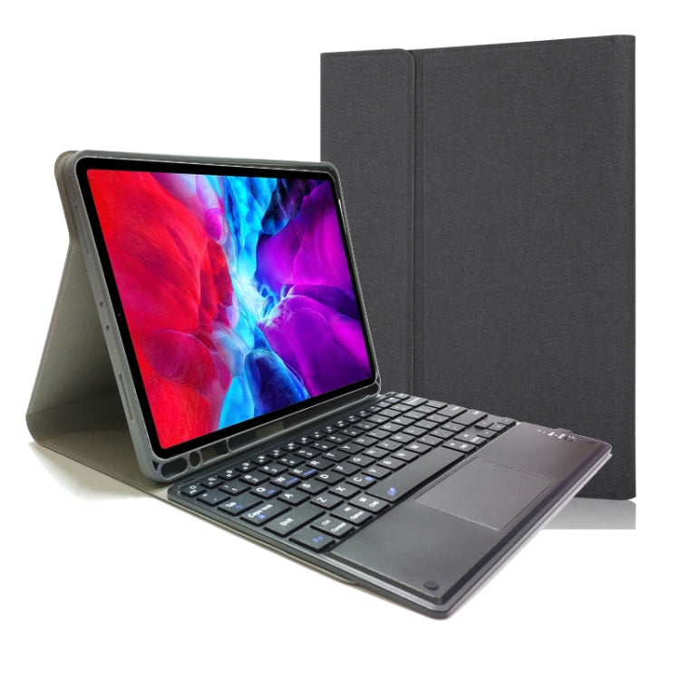 着脱式 タッチ Bluetoothキーボード TPU 横開き レザーケース iPad Pro 11 2020 / 2018用 ホルダー＆ペンスロット付き, RK11C