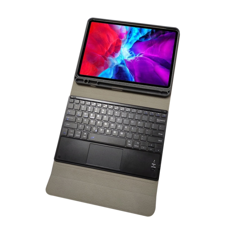 着脱式 タッチ Bluetoothキーボード TPU 横開き レザーケース iPad Pro 11 2020 / 2018用 ホルダー＆ペンスロット付き, RK11C