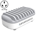 ORICO DUK-10P-DX 120W 5V 2.4A 10ポート USB充電ステーション、AUプラグ、EUプラグ、USプラグ、UKプラグ