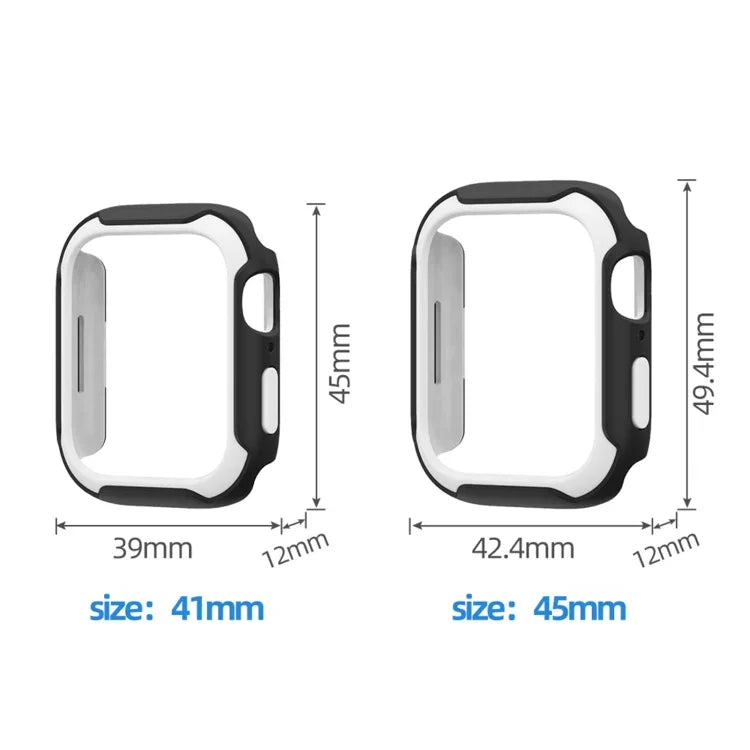 着脱式ツートーンウォッチケース Apple Watchシリーズ用, 7 41mm / 6&SE&5&4 40mm, 7 45mm / 6&SE&5&4 44mm