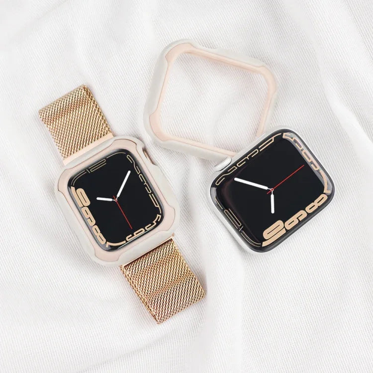 着脱式ツートーンウォッチケース Apple Watchシリーズ用, 7 41mm / 6&SE&5&4 40mm, 7 45mm / 6&SE&5&4 44mm