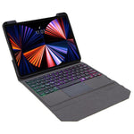 バックライト＆タッチパッド＆ホルダー付き統合Bluetoothキーボードレザーケース、iPad Air 5 / Air 4 10.9用、iPad Pro 11 2021 / 2020 / 2018用