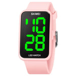 SKMEI 1873 PUストラップ 防水LED電子時計