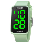 SKMEI 1873 PUストラップ 防水LED電子時計