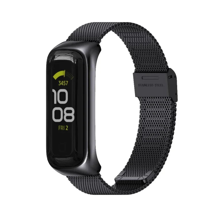 MIJOBS ミラノバックル ステンレススチールウォッチバンド、Samsung Galaxy Fit 2用