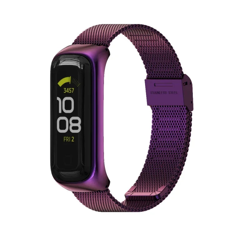 MIJOBS ミラノバックル ステンレススチールウォッチバンド、Samsung Galaxy Fit 2用