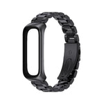MIJOBS 三連メタル ステンレススチールウォッチバンド、Samsung Galaxy Fit 2用
