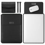 4in1 軽量携帯用レザーコンピューターバッグ、11/12インチ、13/14インチ、15.4/15.6/16.1インチ