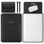 4in1 軽量携帯用レザーコンピューターバッグ、11/12インチ、13/14インチ、15.4/15.6/16.1インチ
