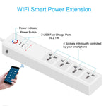 SM-SO306-M 4穴 + 2USB 多目的スマート電源タップ、ZigBee 10A、ZigBee 16A、WiFi 10A、WiFi 16A