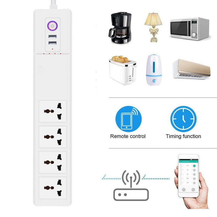 SM-SO306-M 4穴 + 2USB 多目的スマート電源タップ、ZigBee 10A、ZigBee 16A、WiFi 10A、WiFi 16A