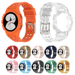 シリコン一体型ウォッチバンド、Samsung Galaxy Watch4 40mm用、Samsung Galaxy Watch4 44mm用