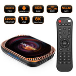 MECOOL HK1RBOX X4 4K TVボックス、Android 11 Amlogic S905X4 CPU リモコン付き、4GB+32GB、4GB+64GB、4GB+128GB