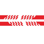 2 PCS/Set D-487 Stripe Pattern Car Modified Decorative Sticker, D-487
