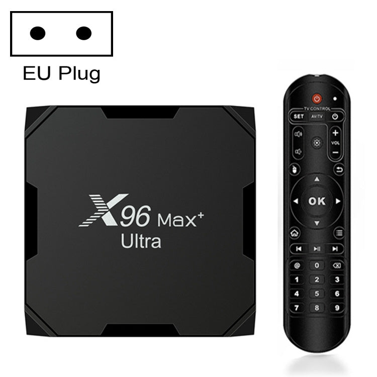 H96 Max+ Ultra 4GB+32GB Amlogic S905X4 8KスマートTVボックス Android 11.0 メディアプレーヤー、4GB+32GB、UKプラグ、4GB+32GB、USプラグ、4GB+32GB、EUプラグ、4GB+32GB、AUプラグ