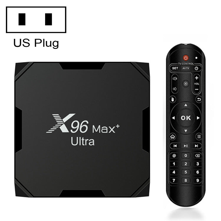 H96 Max+ Ultra 4GB+32GB Amlogic S905X4 8KスマートTVボックス Android 11.0 メディアプレーヤー、4GB+32GB、UKプラグ、4GB+32GB、USプラグ、4GB+32GB、EUプラグ、4GB+32GB、AUプラグ