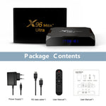 H96 Max+ Ultra 4GB+32GB Amlogic S905X4 8KスマートTVボックス Android 11.0 メディアプレーヤー、4GB+32GB、UKプラグ、4GB+32GB、USプラグ、4GB+32GB、EUプラグ、4GB+32GB、AUプラグ
