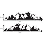 2 PCS/Set D-750 Mountain Pattern Car Modified Decorative Sticker, D-750