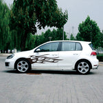 2 PCS/Set D-751 Flame Pattern Car Modified Decorative Sticker, D-751