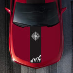 D-864 Compass Pattern Car Modified Decorative Sticker, D-864