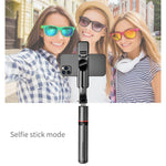 L12D Bluetoothリモコン着脱式フィルライト三脚セルフィースティックスマホホルダー、L12D