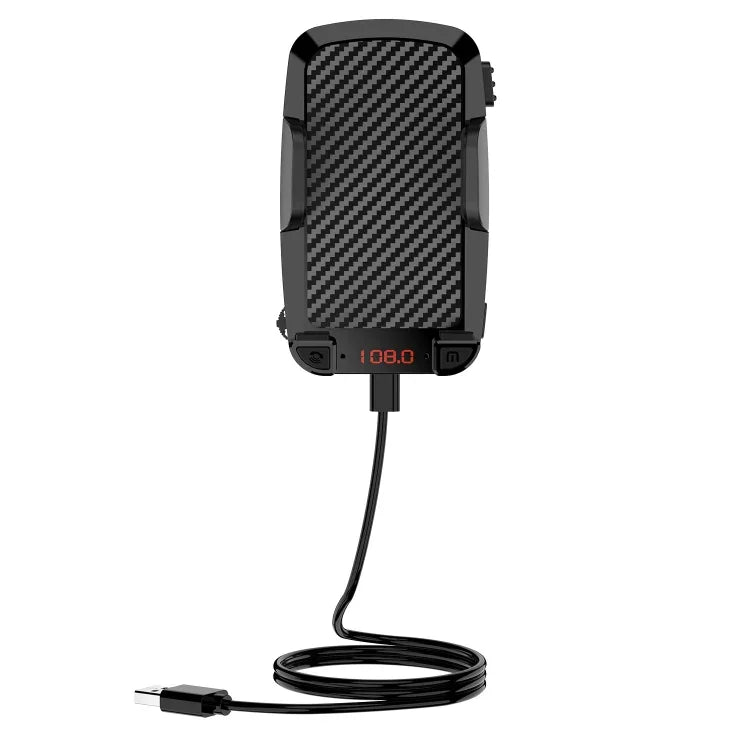 C1 カー Bluetooth 5.0 MP3 プレーヤー FM トランスミッター エアアウトレット用携帯ホルダー, C1