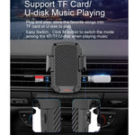 C1 カー Bluetooth 5.0 MP3 プレーヤー FM トランスミッター エアアウトレット用携帯ホルダー, C1