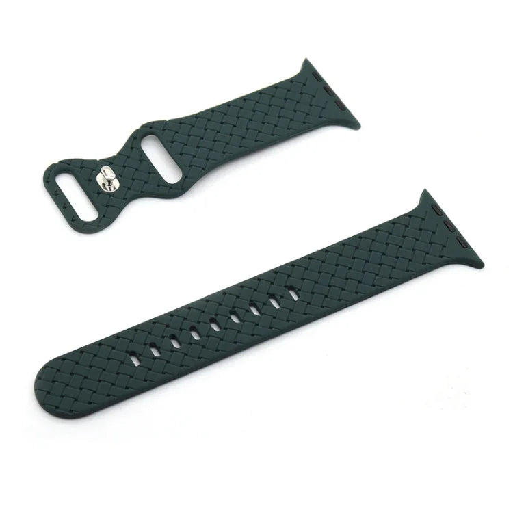 織り目テクスチャウォッチバンド Apple Watchシリーズ用, 7 45mm / 6&SE&5&4 44mm / 3&2&1 42mm, 7 41mm / 6&SE&5&4 40mm / 3&2&1 38mm