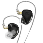 KZ-ZEX PRO 静電コイルアイアンハイブリッドインイヤーヘッドホン、マイク付き、マイクなし