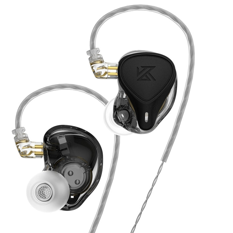 KZ-ZEX PRO 静電コイルアイアンハイブリッドインイヤーヘッドホン、マイク付き、マイクなし