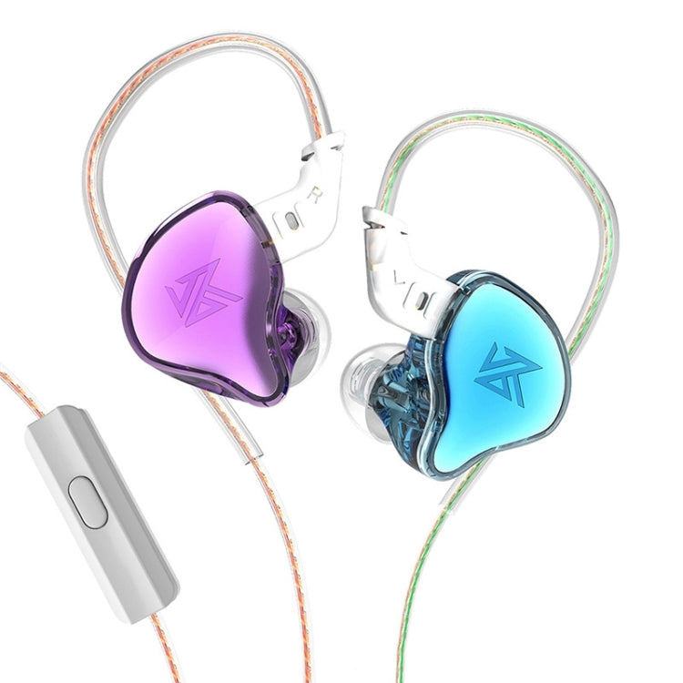 KZ-EDC 高コスパサブウーファー有線HIFIインイヤーヘッドホン、マイク付き、マイクなし