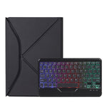 Z11BS ペンスロット バックライト Bluetoothキーボード レザータブレットケース、iPad Pro 11 2021/2020/2018用、iPad Air 11 2025 / 2024 / Air 5 / Air 4用、iPad 10.2 2021/2020/2019用