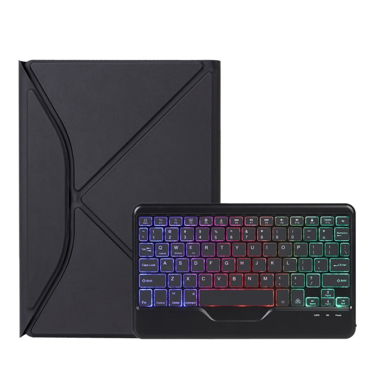 Z11BS ペンスロット バックライト Bluetoothキーボード レザータブレットケース、iPad Pro 11 2021/2020/2018用、iPad Air 11 2025 / 2024 / Air 5 / Air 4用、iPad 10.2 2021/2020/2019用