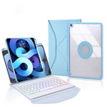 Z11BS ペンスロット バックライト Bluetoothキーボード レザータブレットケース、iPad Pro 11 2021/2020/2018用、iPad Air 11 2025 / 2024 / Air 5 / Air 4用、iPad 10.2 2021/2020/2019用