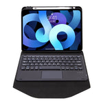 Z11B-A ペンスロット タッチパッド Bluetoothキーボード レザータブレットケース、iPad Pro 11 2021/2020/2018用、iPad Air 11 2025 / 2024 / Air 5 / Air 4用、iPad 10.2 2021/2020/2019用